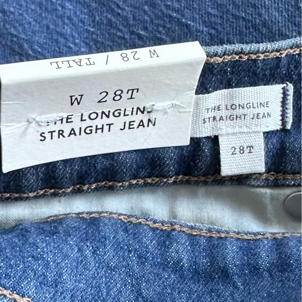 NEW MADEWELL The Tall Longline Straight Jean‎ in Greendale Wash Size 28 T (Tall)